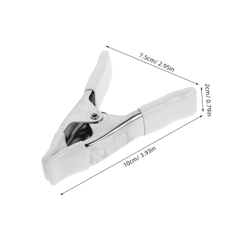 2 Sets Heavy Duty Spring Clamps Versatile Plastic Backdrop Clips for DIY Projects Woodworking and Wedding Decorations Secure Grip - Image 3