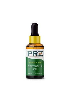 PRZ Citronella Essential Oil Pure l & Therapeutic Grade Oil for Aromatherapy Body Massage Skin Care & Hair Care 15 ml  - Image 4
