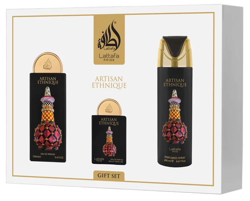 Lattafa Pride 3 Piece Collection - Ansaam gold Giftset