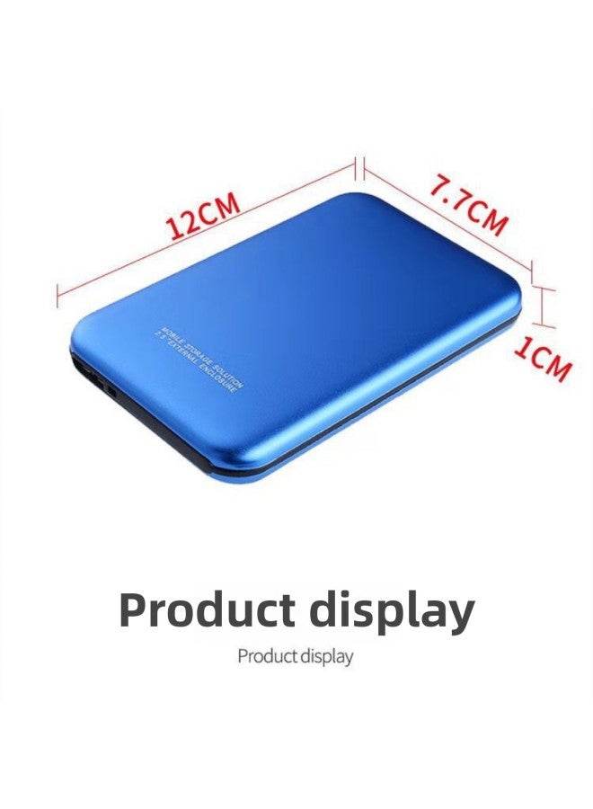 500G 1TB 2TB Large Capacity 2.5 Inch External Mobile Hard Disk-Capacity:1TB-Interface:Blue - Image 2