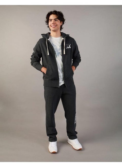 هودي بسحاب مطبوع عليه رسومات