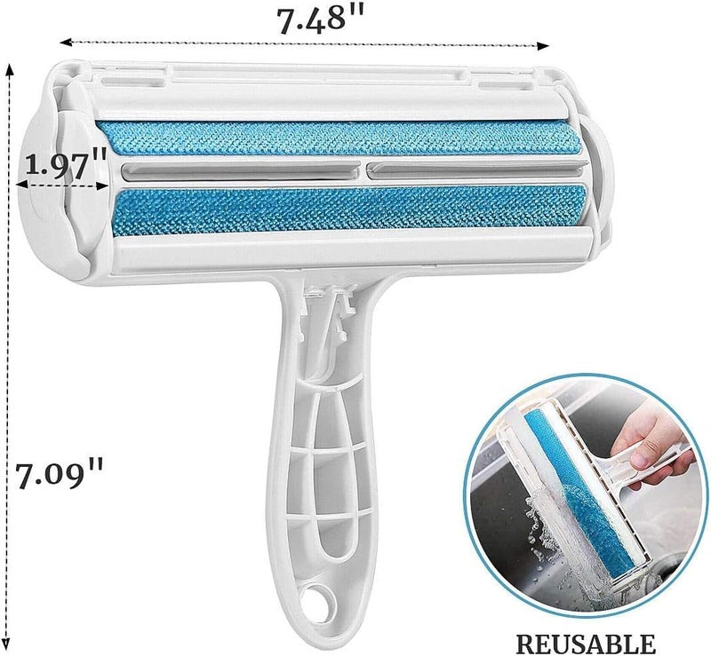 JUDEE® Reusable Dog Hair Remover Roller Dog Cat and Other Pets Hairs Cleaning Lint Fur Brush Rollers Easy Hair Removal Furniture, Clothes, Sofa, Carpet, Couch, Bedding (Dog Hair Remover) - Image 2