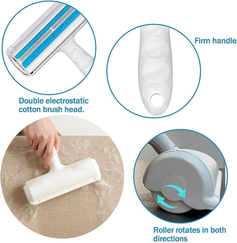 JUDEE® Reusable Dog Hair Remover Roller Dog Cat and Other Pets Hairs Cleaning Lint Fur Brush Rollers Easy Hair Removal Furniture, Clothes, Sofa, Carpet, Couch, Bedding (Dog Hair Remover) - Image 5
