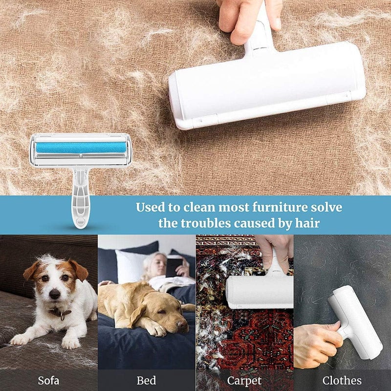 JUDEE® Reusable Dog Hair Remover Roller Dog Cat and Other Pets Hairs Cleaning Lint Fur Brush Rollers Easy Hair Removal Furniture, Clothes, Sofa, Carpet, Couch, Bedding (Dog Hair Remover) - Image 3