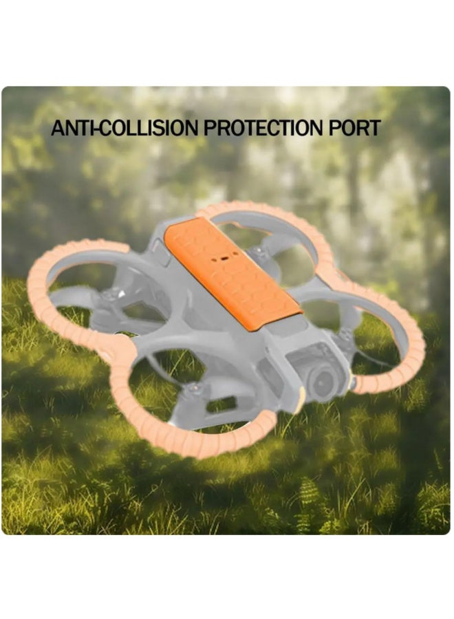 For DJI Avata 2 Back Protection Plate TPU Anti-scratch Anti-collision Drone Top Protective Board For DJI Avata 2 Accessories Orange - Image 2