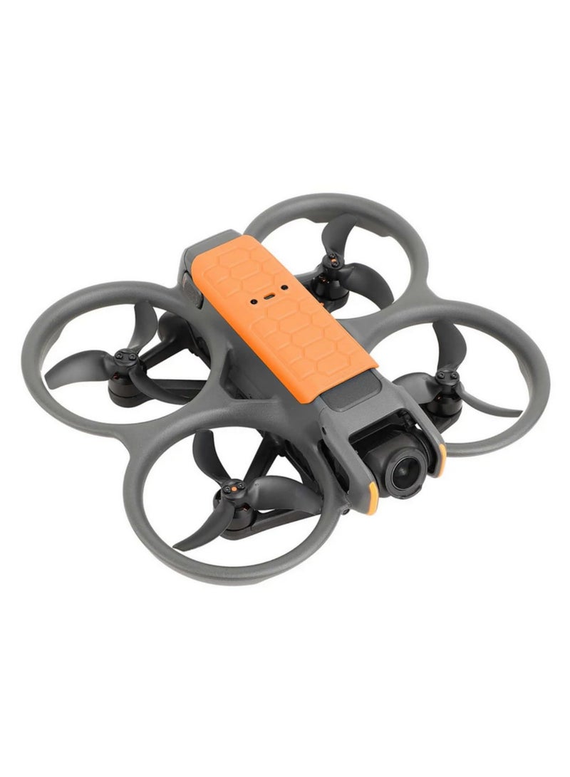 For DJI Avata 2 Back Protection Plate TPU Anti-scratch Anti-collision Drone Top Protective Board For DJI Avata 2 Accessories Orange - Image 3