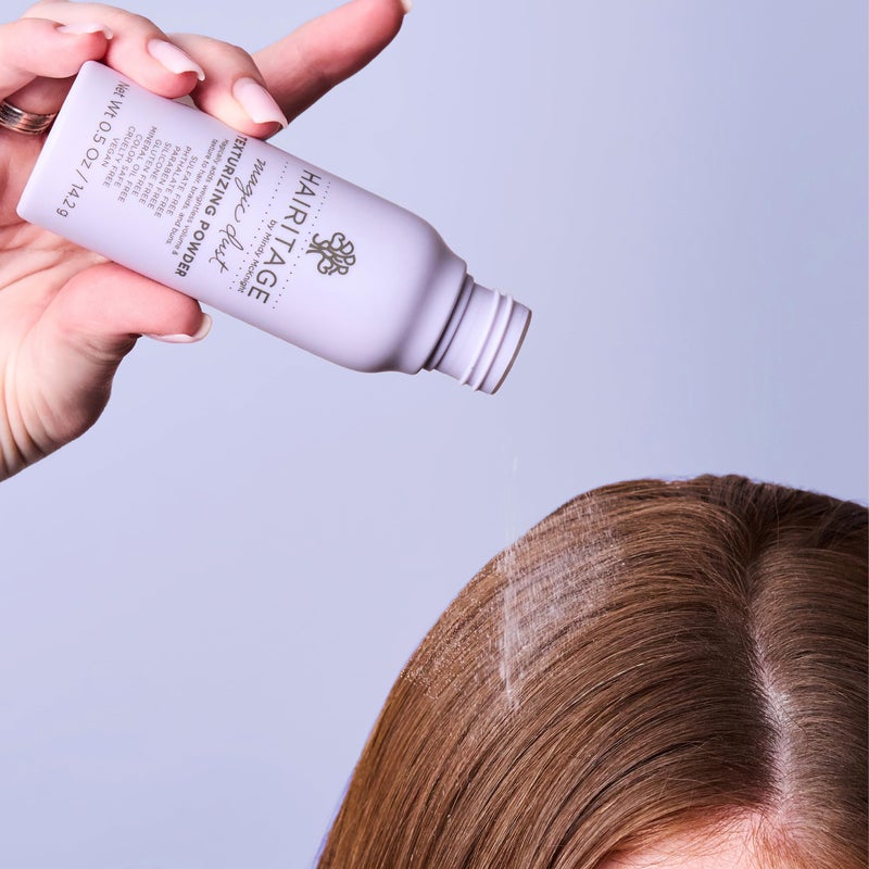 Hairitage Hair Texture Powder for Men and Women - Volumizing Hair Product - Texturizing Powder for Fine Hair - Add Texture to Any Hair Style or Hair Type, Weightless Formula - Vegan + Cruelty-Free - Image 3