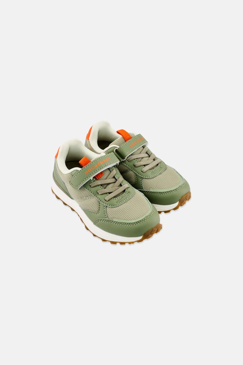 Rocawear Kids Boy Velcro Closure Casual Shoes, Olive - Image 4
