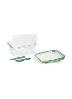Snips Snips Tritan Renew Airtight Rectangular Lunch Box 1.5 Liter with PP Fork & Kinfe, 0% BPA – Use & Reuse product, Made in Italy, 033098  - Image 2