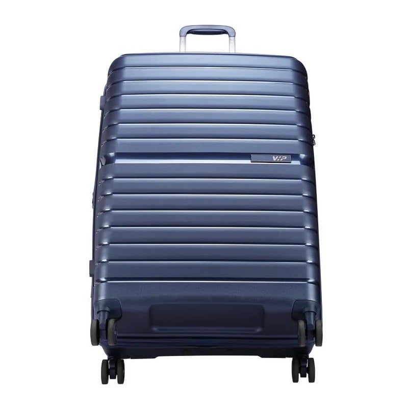 VIP Lightweight Polypropelyne 8 Wheels Multistage Trolley,TSA Lock with Organizer,Elegent Pinstripe Design Luggage Bag with 5 Years International Warranty. (Blue, Medium) - Image 3