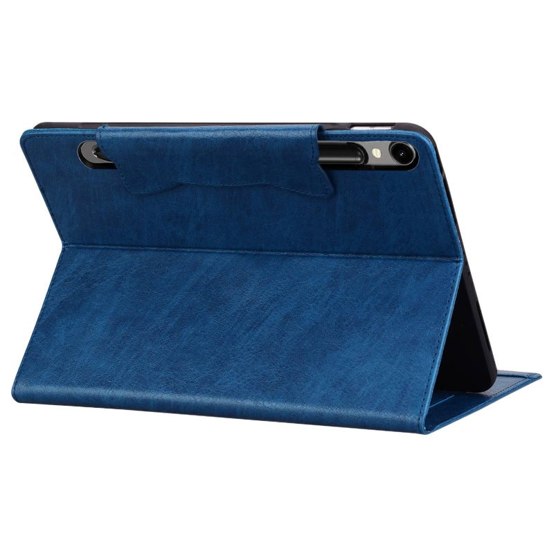Samsung Tab Folio Case PU Leather Compatible with Samsung Galaxy Tab A9 + 11 Inch in Red - Image 4