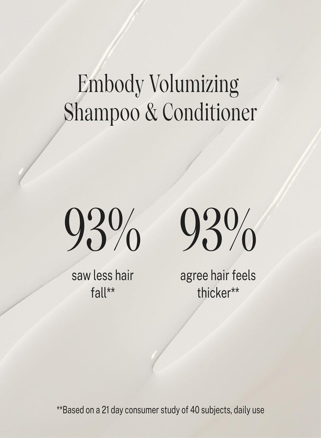 JVN Embody Volumizing Shampoo & Conditioner Bundle (20 Fl Oz), Clean, Embody Collection, All Hair Types, Adds Fullness and Restores Shine, Sulfate Free - Image 5