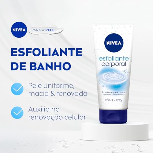 Nivea Genuine Authentic Nivea Creme Cream Peeling Shower & Body Scrub 200ml / 6.76 fl. oz - Made in Germany - Image 3