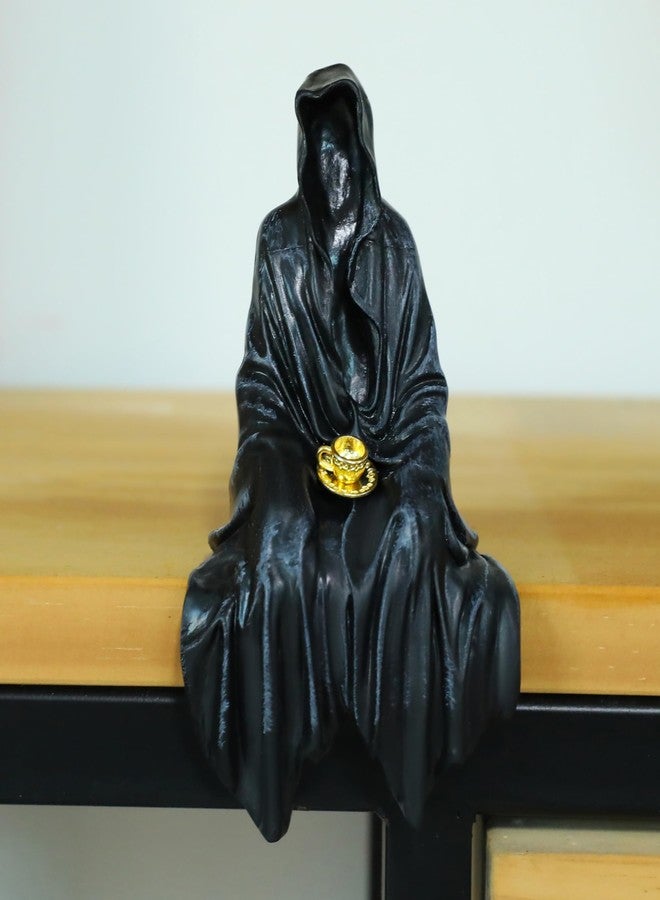 إيه أس في بي شوب تمثال سوريل من متجر ASVP - شركة سوريل تي - سلسلة ACOTAR - الموت مع فنجان شاي - اسكب الشاي، أسود - Image 1