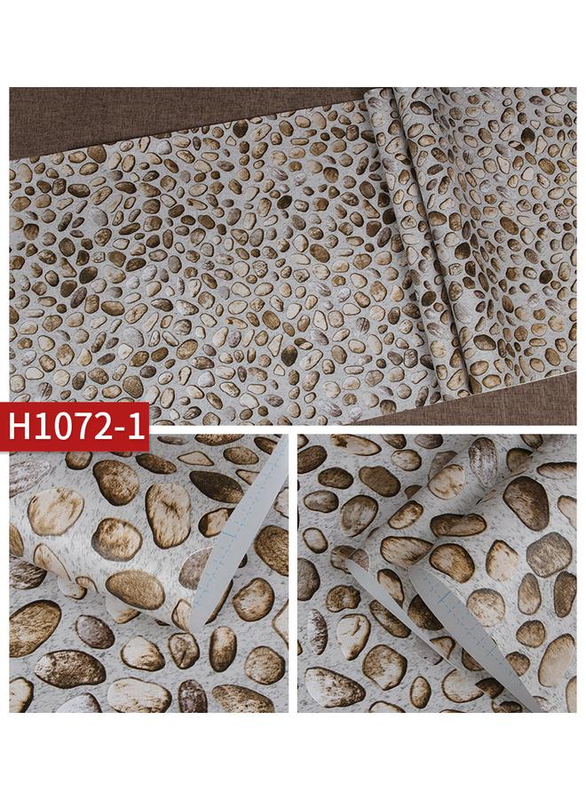 Bluejw Waterproof Wallpaper Self-sticking Retro Self-adhesive Wallpaper Restaurant Three-dimensional Brick Background Chinese Wallpaper Wallpape - Image 1