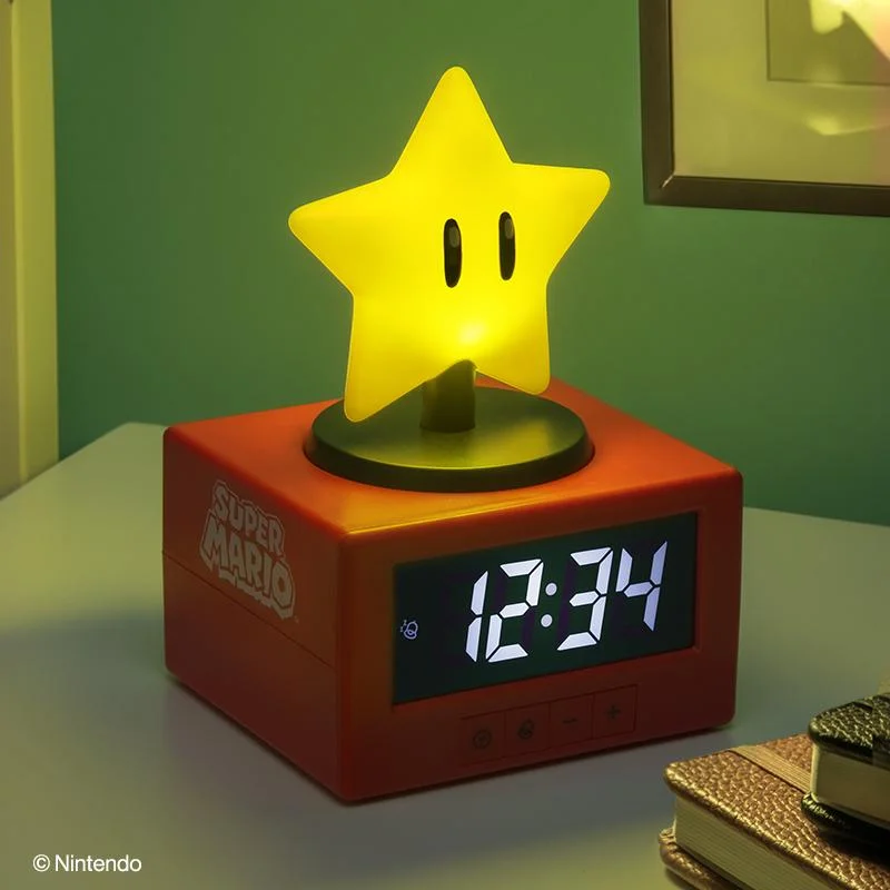 بالادون Paladone Super Mario Star Icon Alarm Clock
