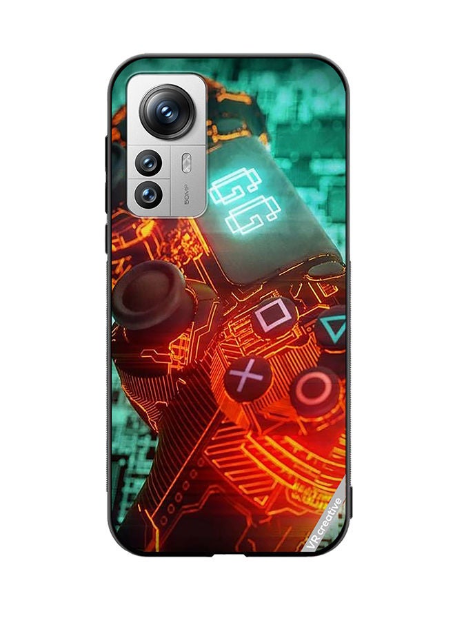 VR CREATIVE Protective Case Cover For Xiaomi 12 Pro Ps4 Controller Design Multicolour - Image 1