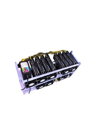 8 GPU Mining Rig Aluminum Stackable, Complete ETC Crypto Miner, Including 8GPU Mining Motherboard,2000W Power Supply, CPU, SSD, 4G RAM, PSU - pzsku/Z99625ABEF0805C75D7C9Z/45/_/1720285296/61bdf527-3c76-4110-a3d8-e73eefe59c58
