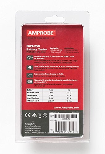 Amprobe - 4589825 BAT-250 Battery Tester - Image 4