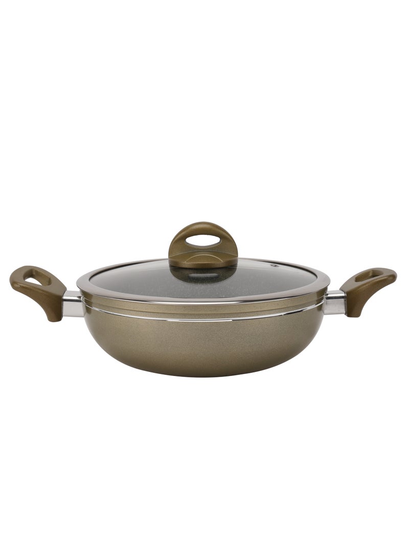DELCASA Smart Senorita 10 Piece Non Stick Cookware Set, Suitable For Gas, Ceramic, Halogen, Induction, Hot Plate  - Image 4