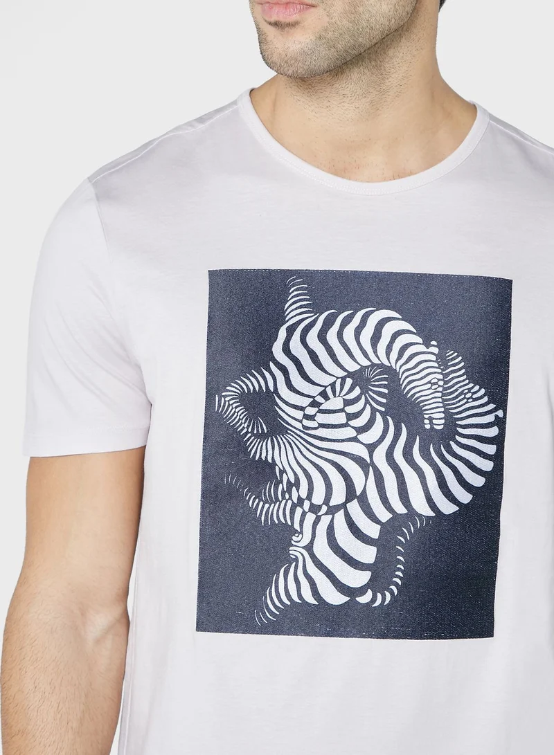 limitato Zebras Crew Neck T-Shirt