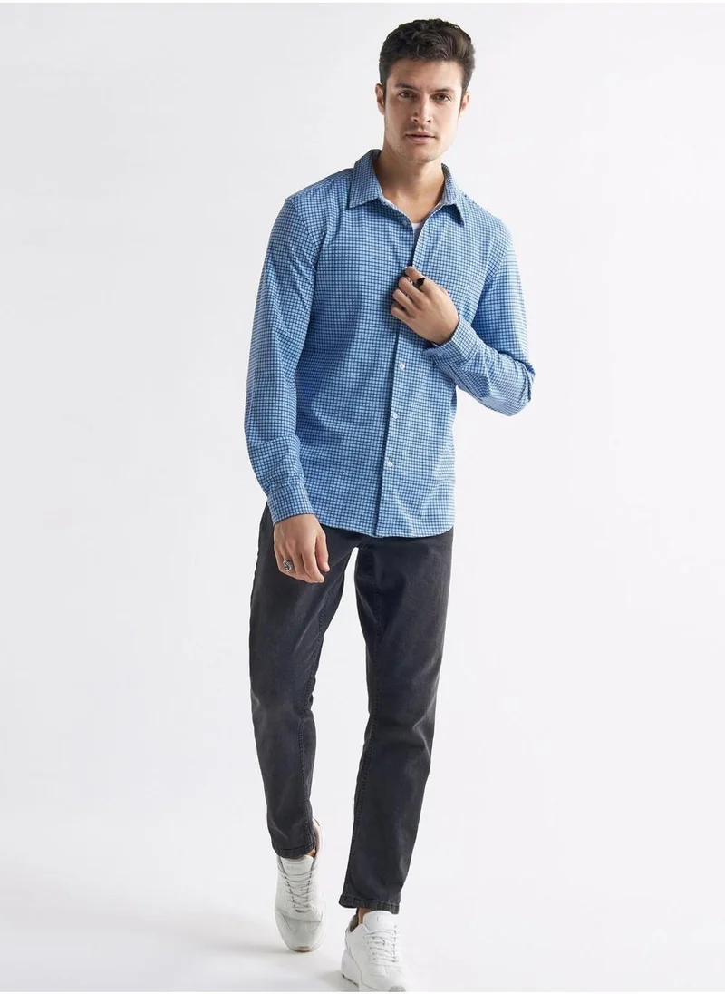 Splash FAV Checked Regular Fit Shirt