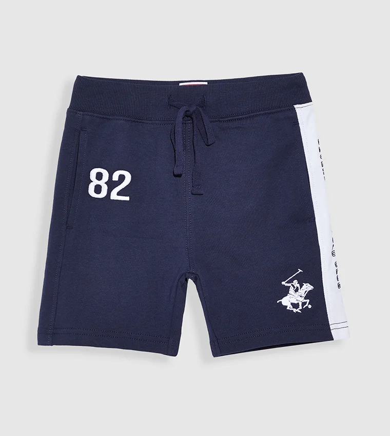 Boys Mid Rise Pure Cotton Shorts