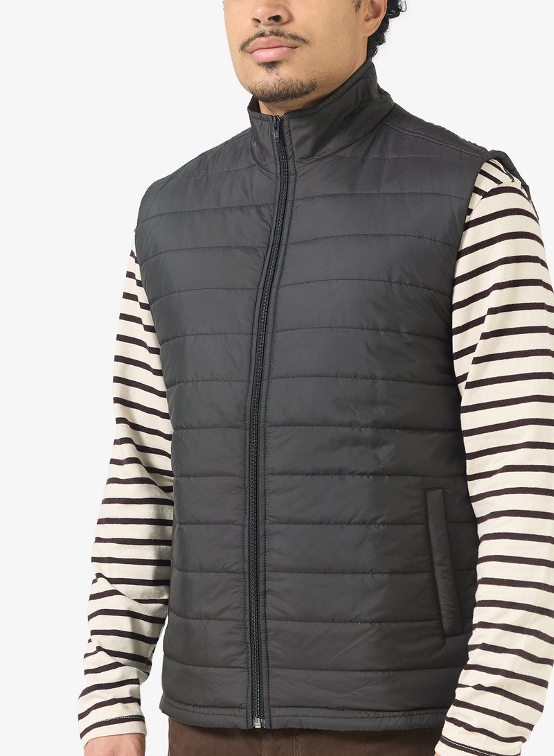 Robert Wood High Neck Puffer Jacket - Image 3