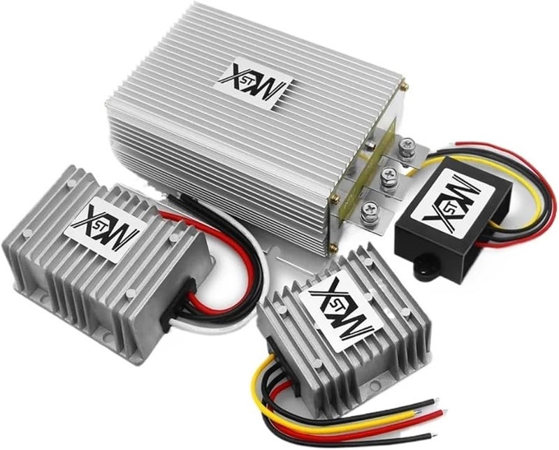 DC 12V to 48V Step Up Boost Converter 5A Aluminum Voltage Stabilizer 12Vdc to 48Vdc - Image 1