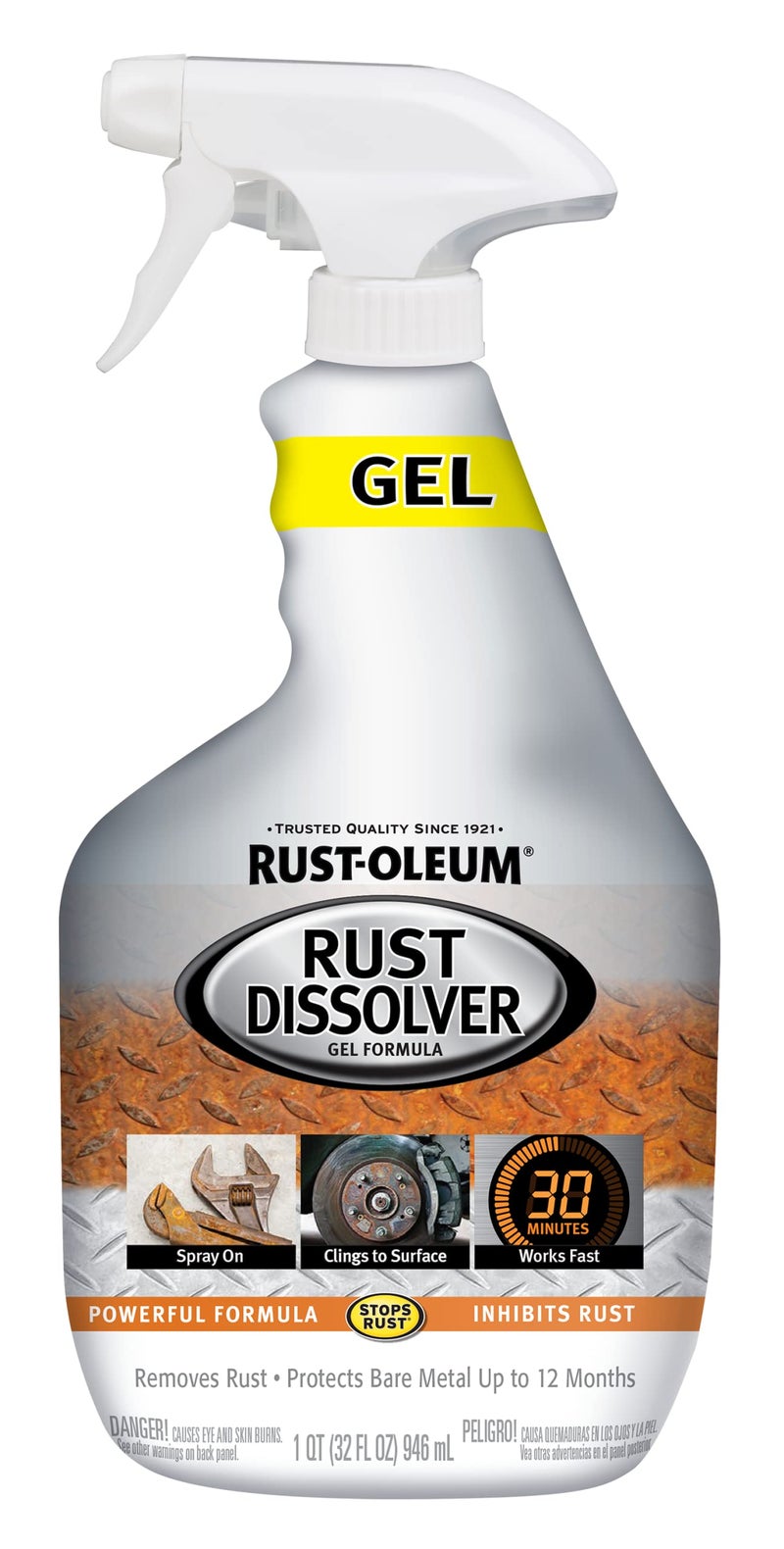Rust-Oleum 300112 Rust Dissolver Gel Formula Spray, 32 oz - Image 1