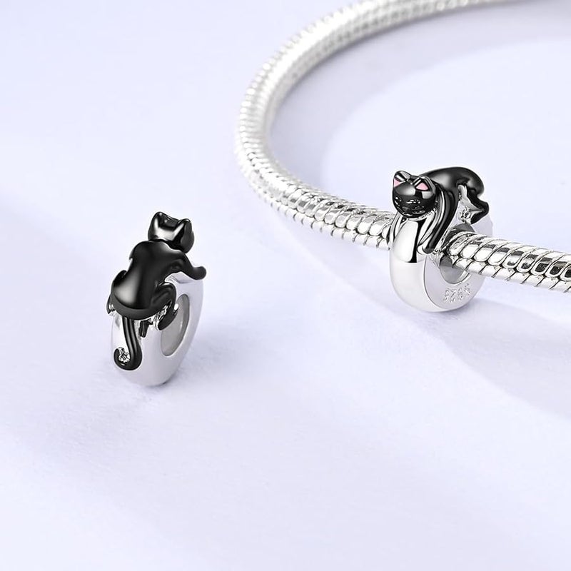 NARMO Charms for Pandora Bracelets 925 Sterling Silver Butterfly Charms for Bracelets Infinity Charms Stopper Charms Women's Jewelry Charms Dangle Charms - Image 3