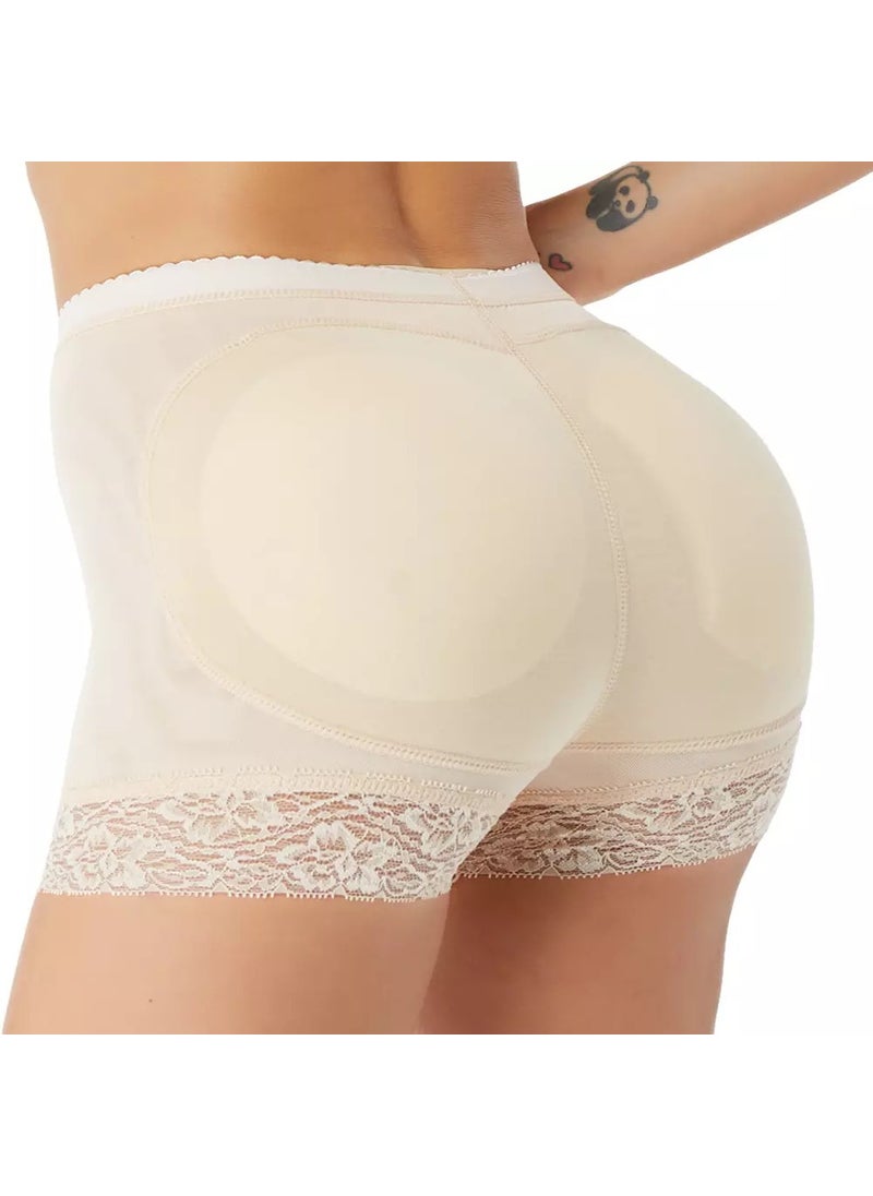 Womens Butt Enhancer Shaper Panties Apricot