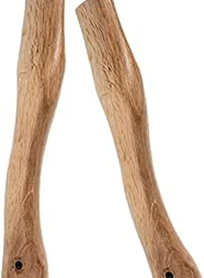 Wooden Axe Handle Replacement 2 Pack Smooth Grip For Axe Head Repair Outdoor Camping - Image 1