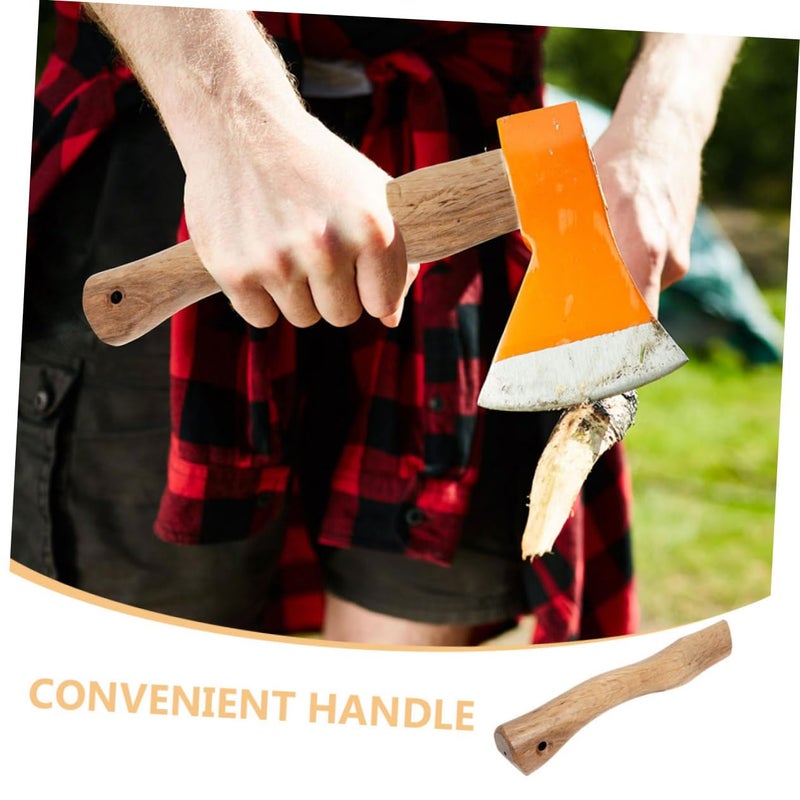 Wooden Axe Handle Replacement 2 Pack Smooth Grip For Axe Head Repair Outdoor Camping - Image 4