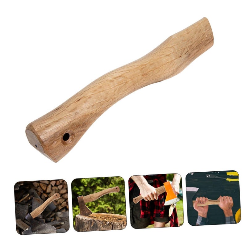 Wooden Axe Handle Replacement 2 Pack Smooth Grip For Axe Head Repair Outdoor Camping - Image 5