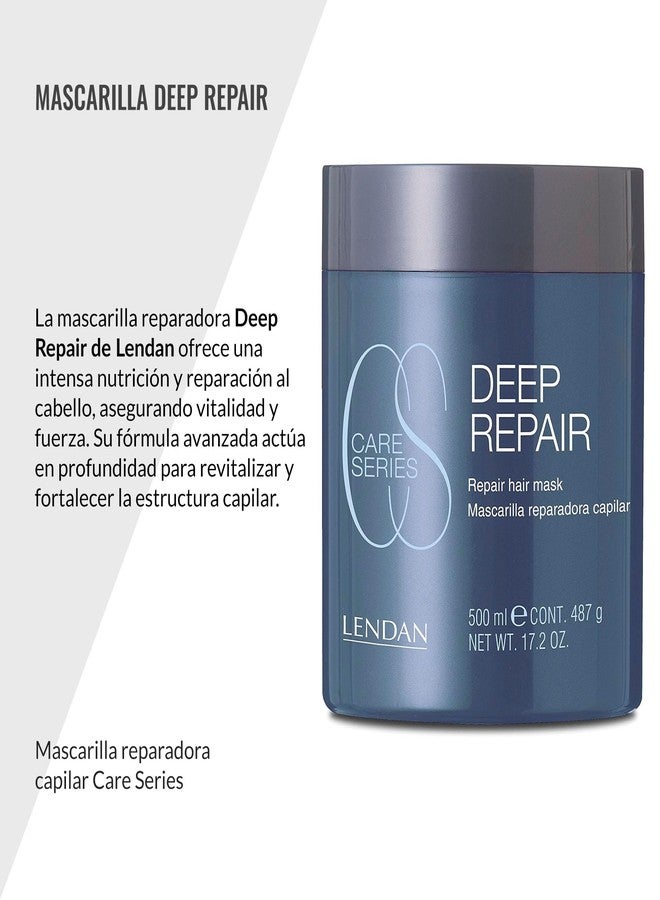 Lendan - Repairing Hair Mask - Deep Repair - 500 ml - For Damaged Hair - With Hydrolyzed Keratin - Enhances Shine - Anti-Frizz - Image 2