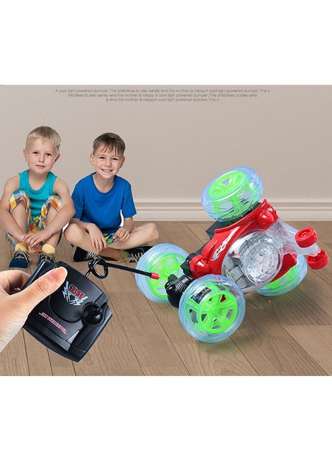 Rechargeable Stunt Remote Control Car - 18x7x6cm Mini RC Car with 360° Flips, Spins & Drifts - 2.4GHz Anti-Interference Remote- for Kids Ages 6+, Boys & Girls, Birthday Gifts & Indoor/Outdoor Play - Image 4