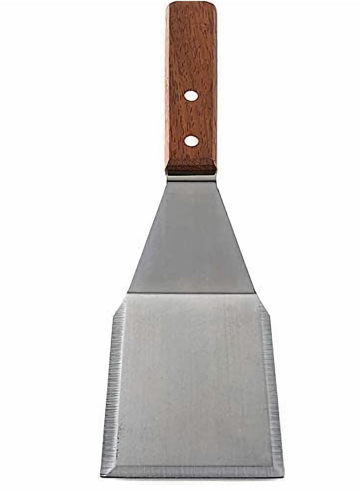 Y&D Metal Spatula with Beveled Edges Stainless Steel cooking Spoon Heavy Duty Turner for Skillets Griddles Grills Great Pancake Flipper Fish Eggs Burgers Omelet More  - Image 2