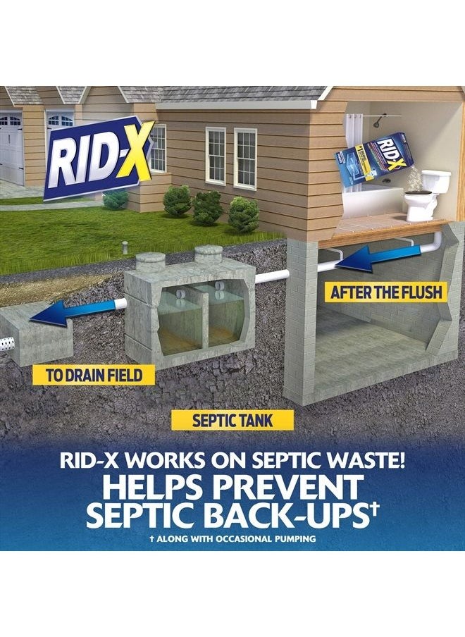 RID-X Septic Treatment, 3 Month Supply Of Powder, 29.4 oz