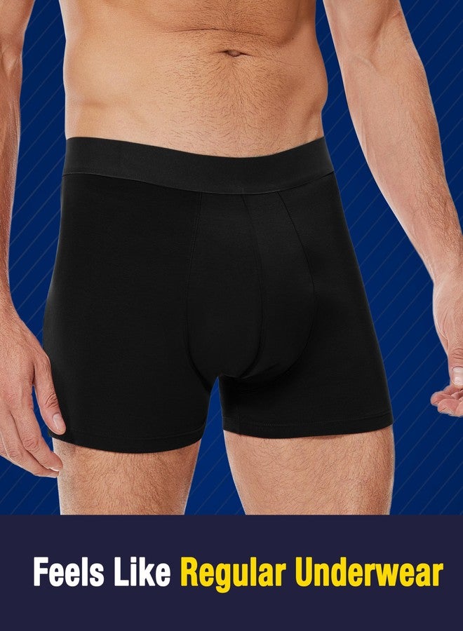 SUNCHIRI Incontinence Underwear For Men, Overnight Leakproof Cotton Boxer Brief, Washable Reusable 80ml Multipack (Multicolor01, Large - Image 5