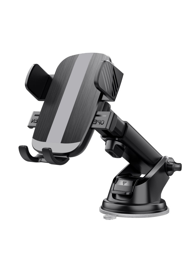Car Phone Mount for Auto Hands Free 360 Rotatable, Car Phone Clip Holder Universal Mobile Stand for Vehicle Dashboard Windscreen Air Vent Cell Smartphone Apple iPhone Pro Max Samsung Xiaomi  - Image 1