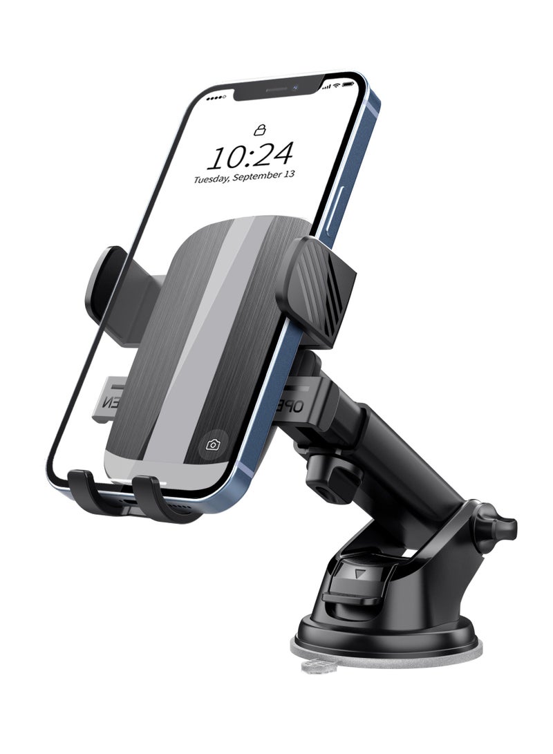 Car Phone Mount for Auto Hands Free 360 Rotatable, Car Phone Clip Holder Universal Mobile Stand for Vehicle Dashboard Windscreen Air Vent Cell Smartphone Apple iPhone Pro Max Samsung Xiaomi  - Image 5