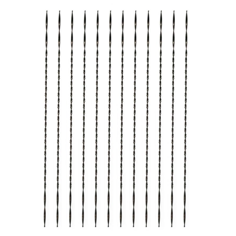 12 Pcs Mini U Shaped Jigsaw Blades Steel For Precise Curve Cutting Crafts - Image 2