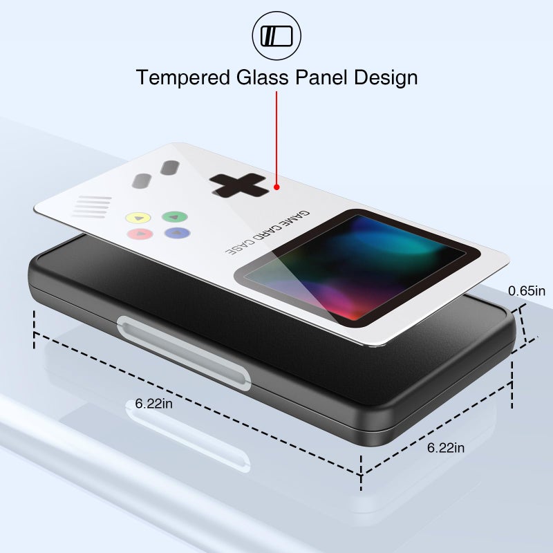 HEIYING Switch Game Card Case for Switch 2 /OLED / Lite,Custom Pattern Game Cards Holder with 24 Games Card Slots and 24 Micro SD Cards Slots for Easy to Carry - Image 5