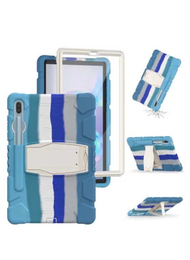 Gulflink Back Cover Protect Case for SAMSUNG Tab S6 T860/T865/T867 10.5 inch Colorful Blue - Image 1
