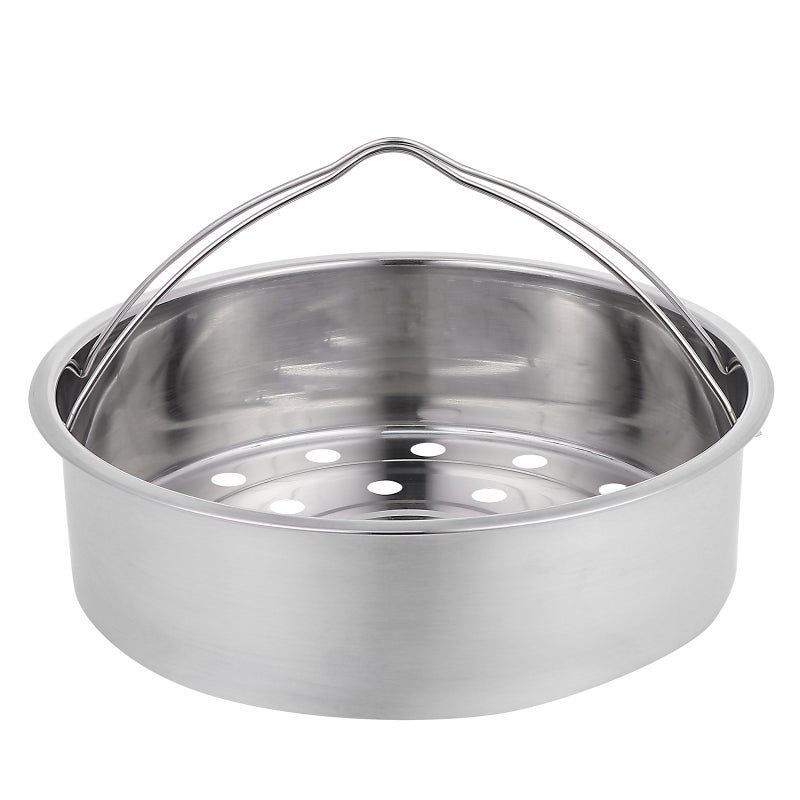 Steamer Basket, Evenly Heated Round Holes for Cooking Rice Eggs Buns Potatoes Corn - Image 1
