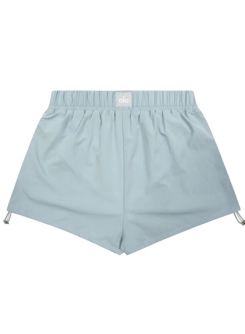 alo sports breathable, slimming, loose, anti-walking, quick-drying, versatile drawstring shorts