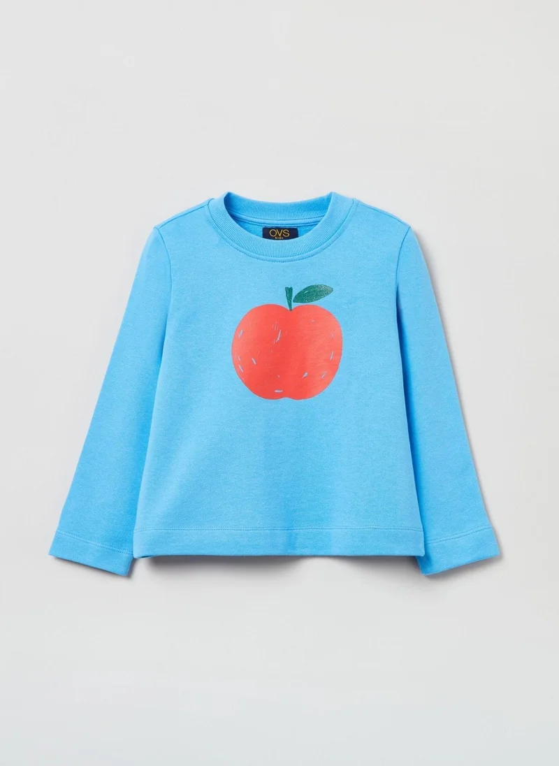 او في اس Ovs Sweatshirt In Cotton With Print