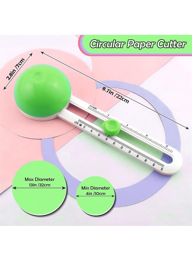 GIFT Paper CircleCutters, Circle PaperCutters, Circular Cutters, Cardboard Circle Cutter, Adjustable Craft Cutting Tools, Cutting Diameter, Circle Cutter, Circle Cutters for Paper Crafts - Image 3