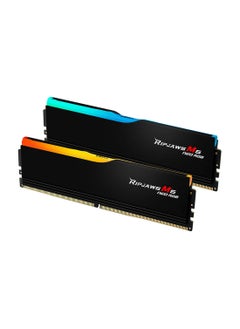 G.Skill Ripjaws M5 Neo RGB DDR5 64GB (2x32GB) 6000MT/s CL36-36-36-96 1.35V, Intel XMP / AMD EXPO, Matte Black Aluminum Heatspreaders, Customizable RGB Lighting, Performance Memory Kit for AMD AM5 | F5-6000J3636F32GX2-RM5NRK  - Image 1
